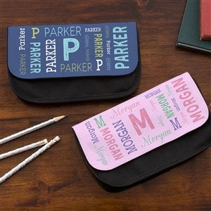 Repeating Name Personalized Pencil Case - 36002