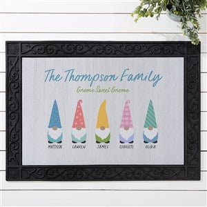 Spring Gnome Personalized Doormat - 18x27 - 36015-S