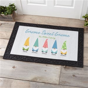 Spring Gnome Personalized Doormat- 20x35 - 36015-M