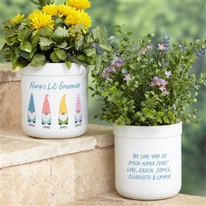 Spring Gnome Personalized Outdoor Flower Pot - 36017