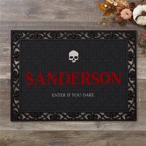 Haunted Halloween Personalized Doormat- 18x27 - 36027