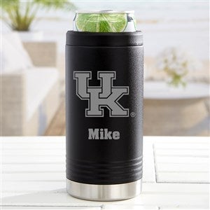 NCAA Kentucky Wildcats Personalized Insulated Skinny Can Holder- Black - 36031