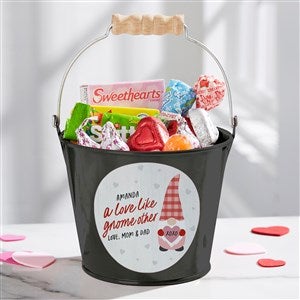 Gnome Personalized Mini Treat Bucket - Black - 36078-B