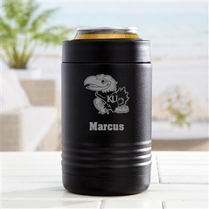 NCAA Kansas Jayhawks Personalized Stainless Insulated Can Holder - 36115