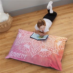 Mandala Personalized 30 x 40 Floor Pillow - 36140-L