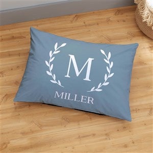 Laurel Initial Personalized 22.5 x 30 Floor Pillow - 36142-S