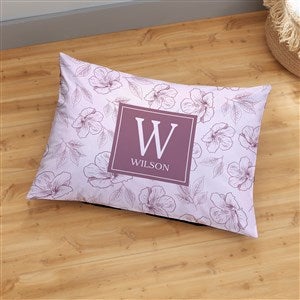 Custom Pattern Monogram Personalized 22.5 x 30 Floor Pillow - 36144-S