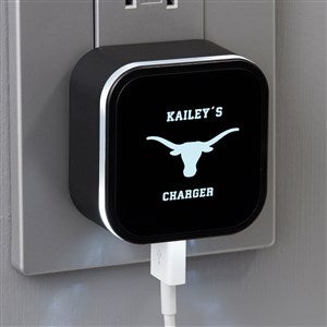 NCAA Texas Longhorns Personalized LED Triple Port USB - 36245