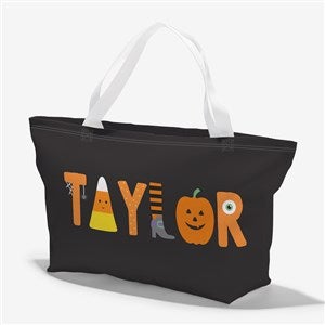 Trick or Treat Icons Personalized Halloween Treat Bag - 36252