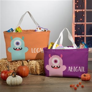Trick or Treat Monster Personalized Halloween Treat Bag - 36259