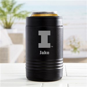 NCAA Illinois Fighting Illini Personalized Stainless Insulated Can Holder - 36267