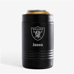 NFL Las Vegas Raiders Personalized Stainless Insulated Can Holder - 36311
