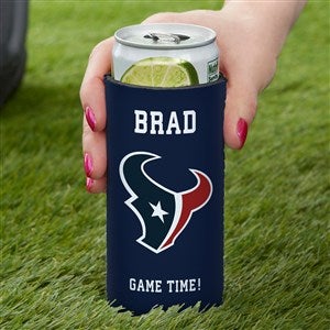 NFL Houston Texans Personalized Slim Can Cooler - 36335