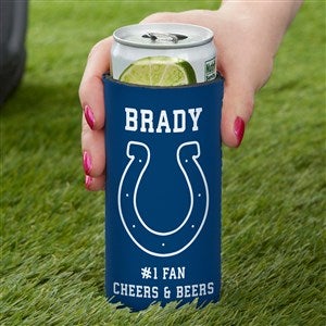 NFL Indianapolis Colts Personalized Slim Can Cooler - 36336