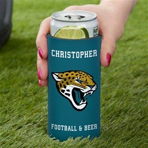 NFL Jacksonville Jaguars Personalized Slim Can Cooler - 36337