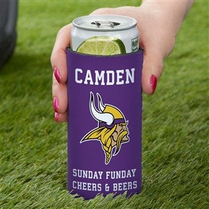 NFL Minnesota Vikings Personalized Slim Can Cooler - 36342