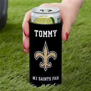 NFL New Orleans Saints Personalized Slim Can Cooler - 36344
