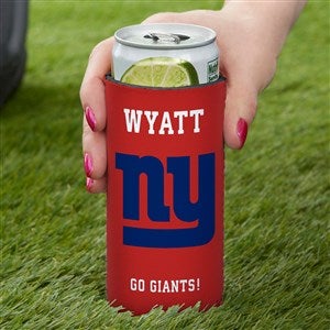 NFL New York Giants Personalized Slim Can Cooler - 36345