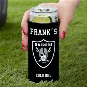 NFL Las Vegas Raiders Personalized Slim Can Cooler - 36347