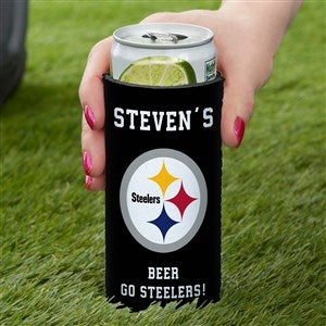 NFL Pittsburgh Steelers Personalized Slim Can Cooler - 36349