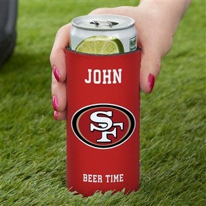 NFL San Francisco 49ers Personalized Slim Can Cooler - 36350