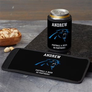 NFL Carolina Panthers Personalized Can  Bottle Wrap - 36385