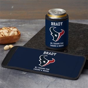 NFL Houston Texans Personalized Can & Bottle Wrap - 36392