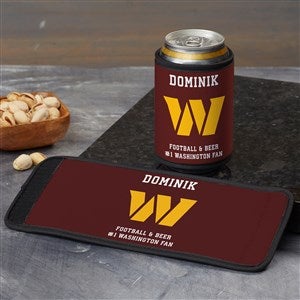 NFL Washington Football Team Personalized Can & Bottle Wrap - 36410