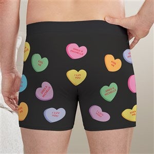 Conversation Hearts Personalized Valentine's Day Thongs