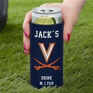 NCAA Virginia Cavaliers Personalized Slim Can Cooler - 36425