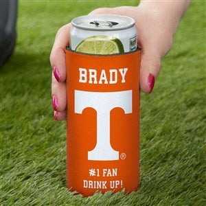 NCAA Tennessee Volunteers Personalized Slim Can Cooler - 36427