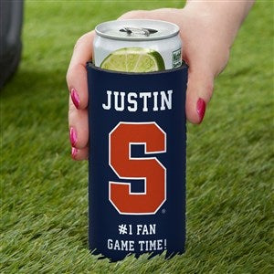 NCAA Syracuse Orange Personalized Slim Can Cooler - 36430