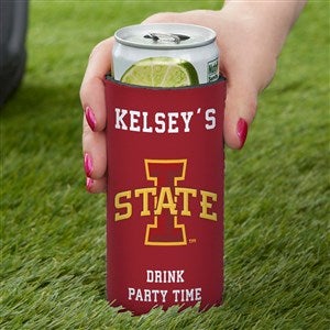 NCAA Iowa State Cyclones Personalized Slim Can Cooler - 36450