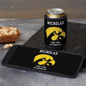 NCAA Iowa Hawkeyes Personalized Can  Bottle Wrap - 36465