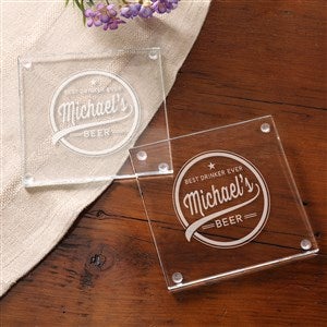 Brewing Co Engraved Glass Coaster - 36548