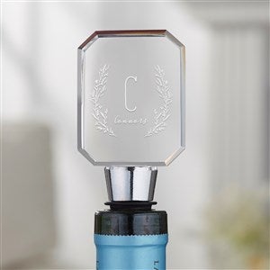 Farmhouse Floral Personalized Bottle Stopper - 36551