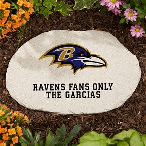 NFL Baltimore Ravens Personalized Round Garden Stone - 36563