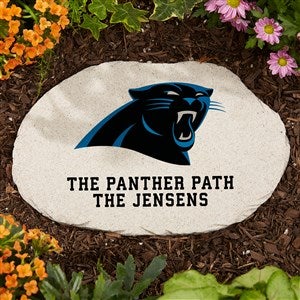 NFL Carolina Panthers Personalized Round Garden Stone - 36581
