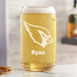 NFL Arizona Cardinals Personalized 16 oz. Beer Can Glass - 36618-B