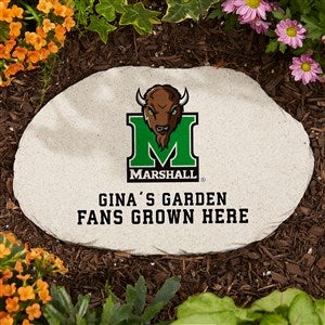 NCAA Marshall Thundering Herd Personalized Round Garden Stone - 36624