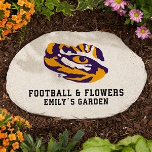 NCAA LSU Tigers Personalized Round Garden Stone - 36638