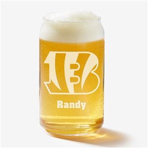 NFL Cincinnati Bengals Personalized 16 oz. Beer Can Glass - 36648-B