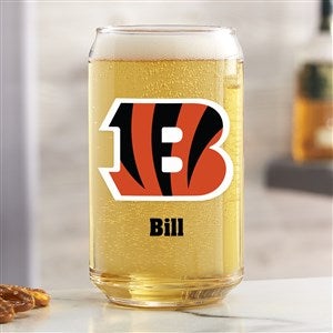 NFL Cincinnati Bengals Personalized Printed 16 oz. Beer Can Glass - 36651