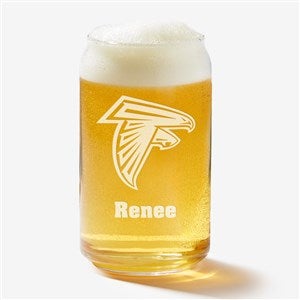 NFL Atlanta Falcons Personalized 16 oz. Beer Can Glass - 36658-B