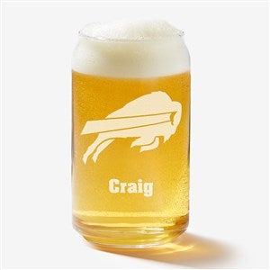 NFL Buffalo Bills Personalized 16 oz. Beer Can Glass - 36670-B