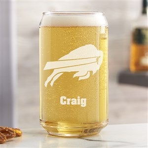 NFL Buffalo Bills Personalized 16 oz. Beer Can Glass - 36670-B