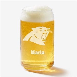 NFL Carolina Panthers Personalized 16 oz. Beer Can Glass - 36671-B