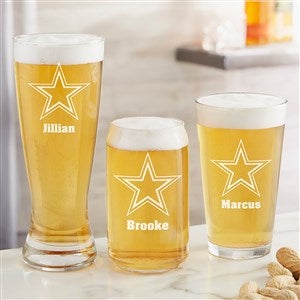 NFL Dallas Cowboys Personalized Beer Glass  - 36674