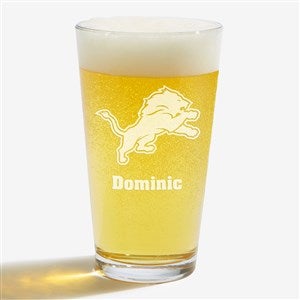 NFL Detroit Lions Personalized 16 oz. Pint Glass - 36676-PG