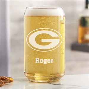 NFL Green Bay Packers Personalized 16 oz. Beer Can Glass - 36677-B